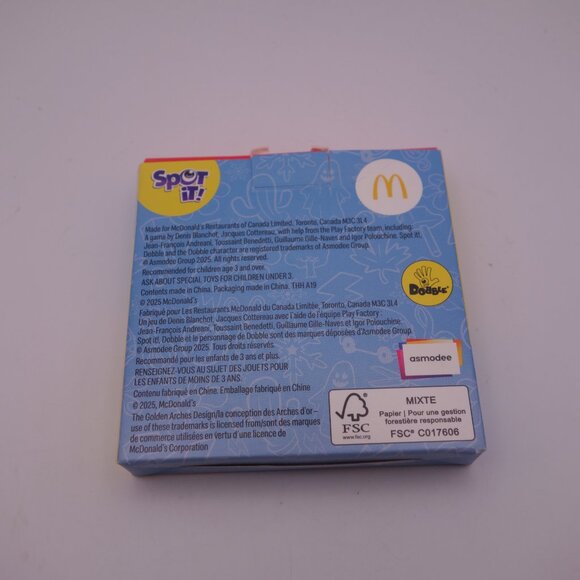 McDonald's 2025 Spot It! Plage Game with Box - Picture 3 of 16